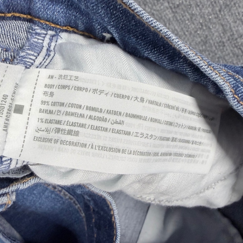 Abercrombie & Fitch Slim Straight Ultra High Rise Jeans Blue Size 29/8L - Picture 9 of 11